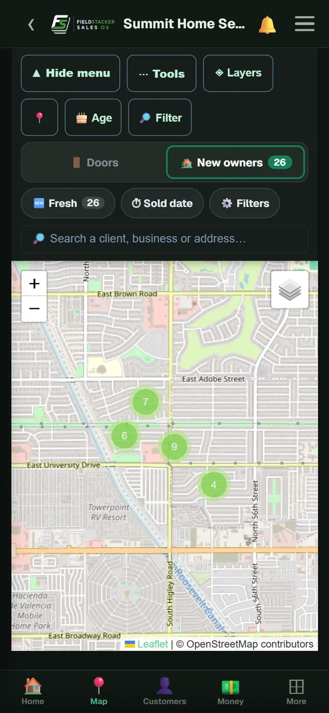 New owners layer with the Fresh filter